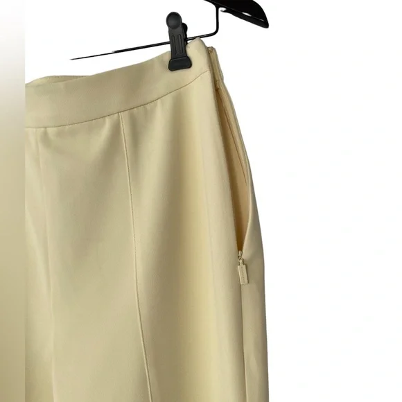 Marciano Soft Yellow Flared Pants - Size L - Picture 8 of 10